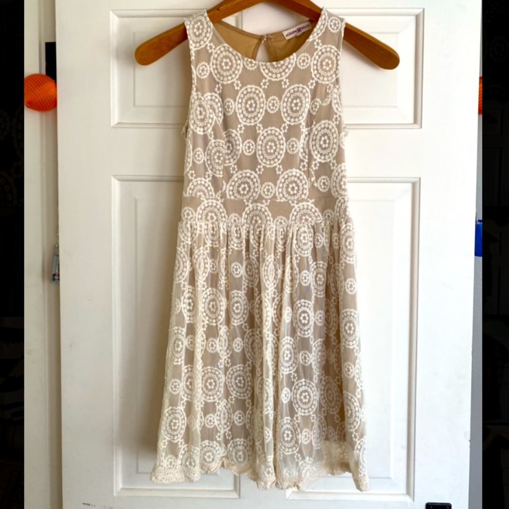 Altar’d State Lace and Crochet Dress Size Medium